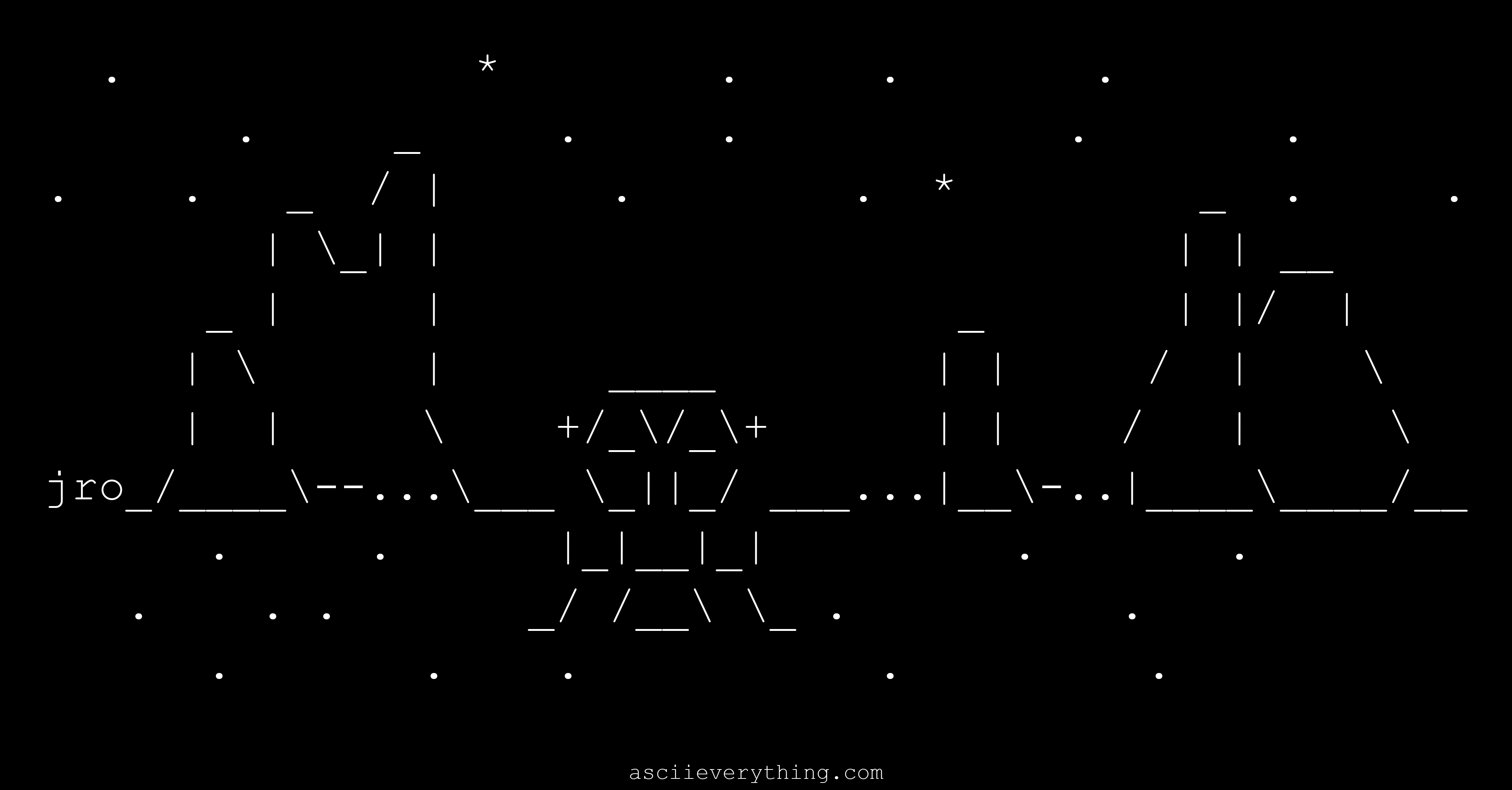 Tranquility Base Calling... - ASCII Art