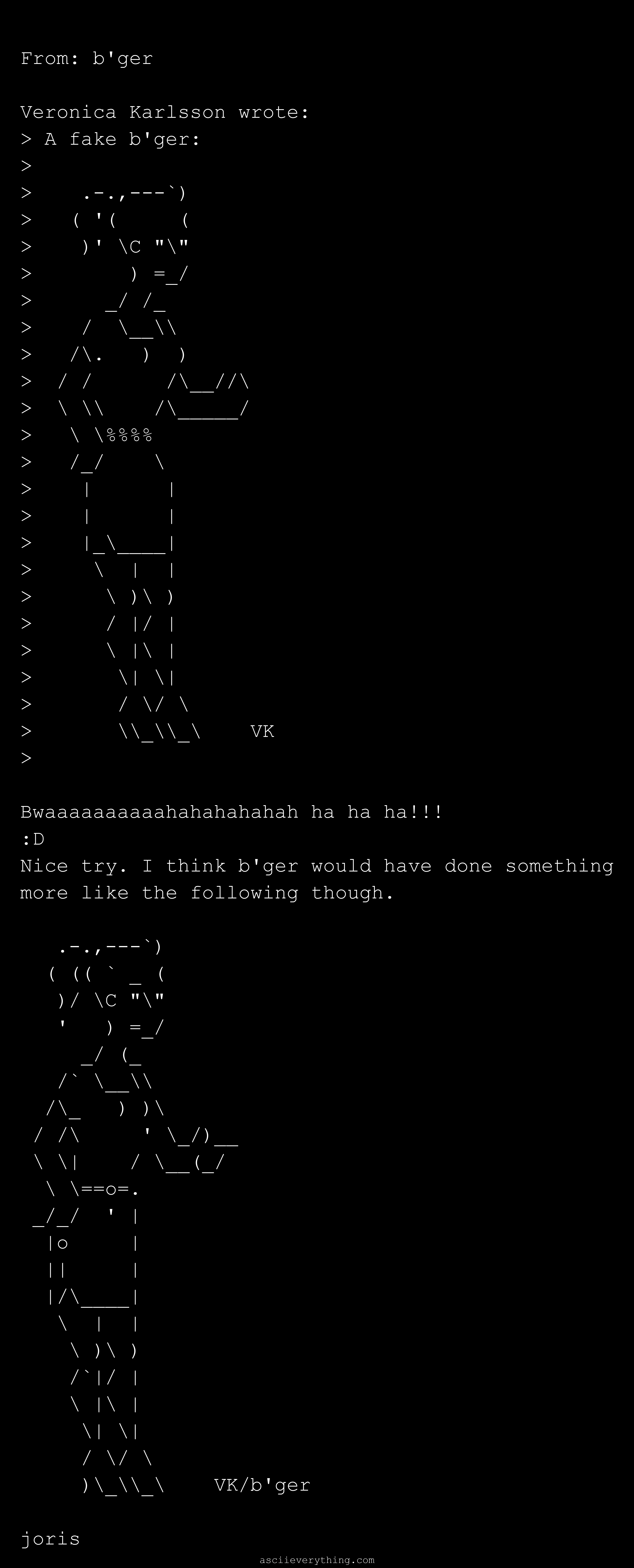 fake - ASCII Art