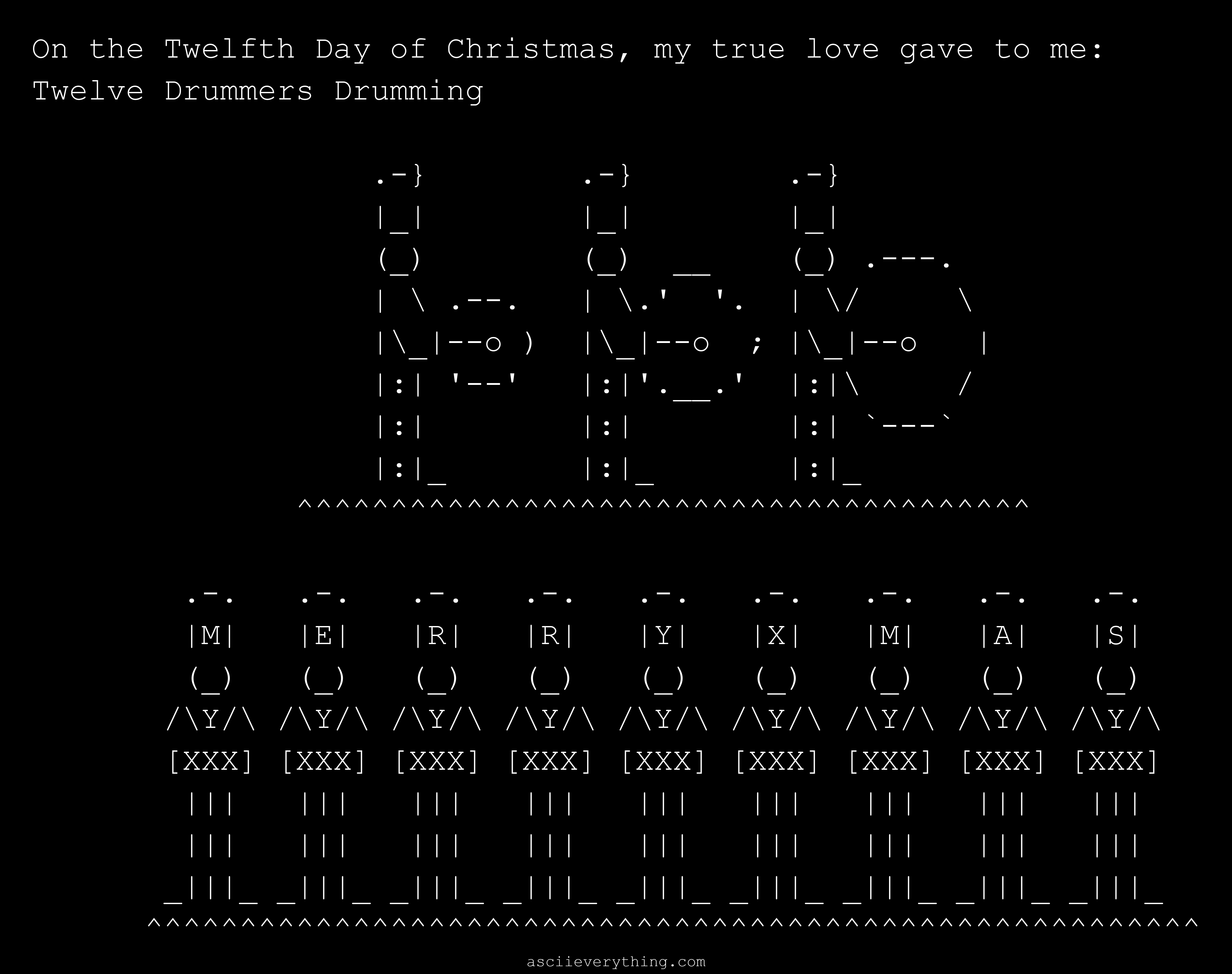 xmas - ASCII Art