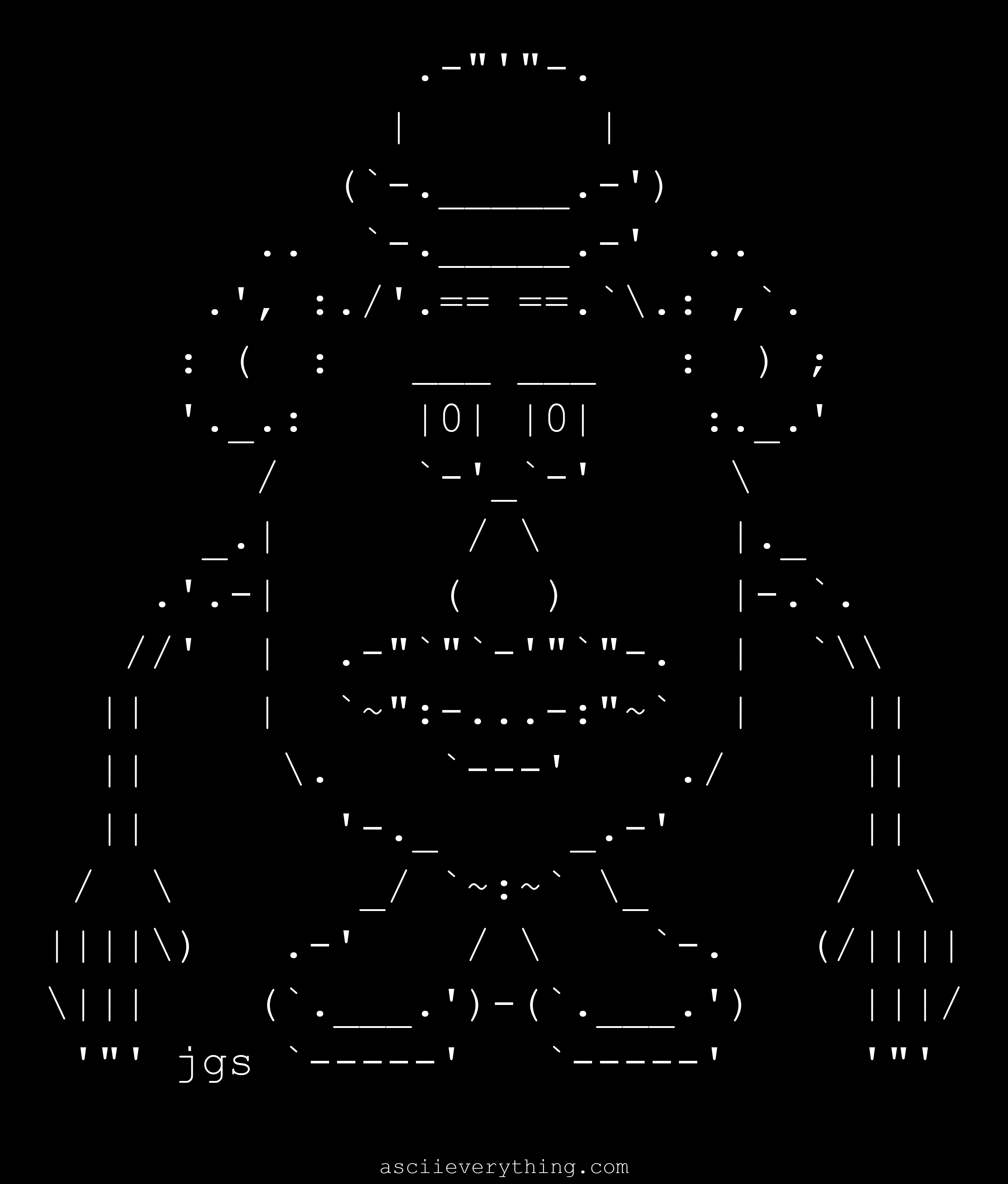 Mr. Potato-Head - ASCII Art