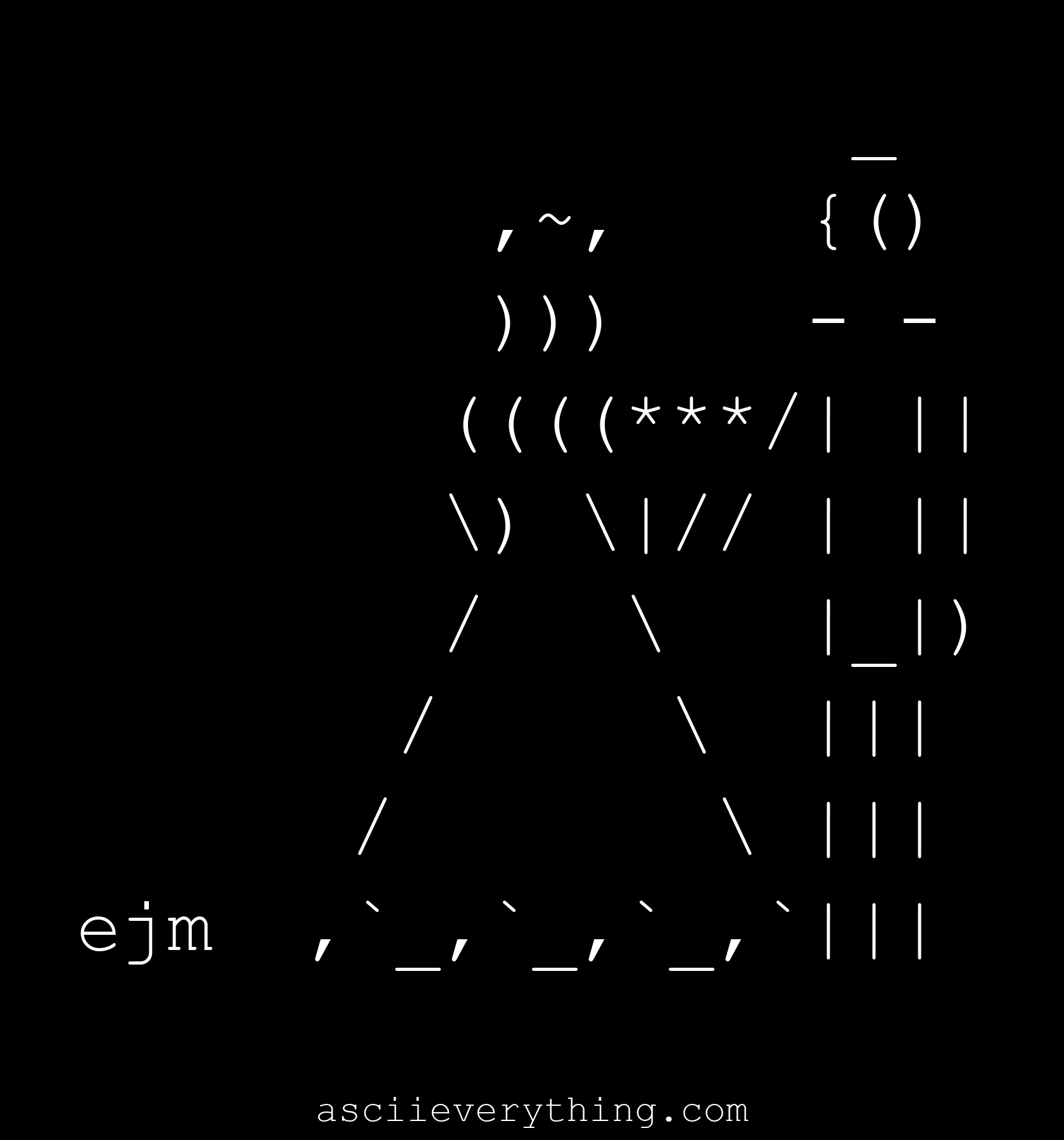 Bridal couple - ASCII Art