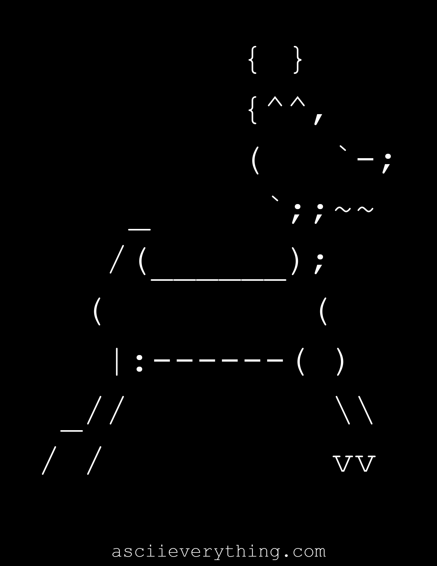 deer - ASCII Art