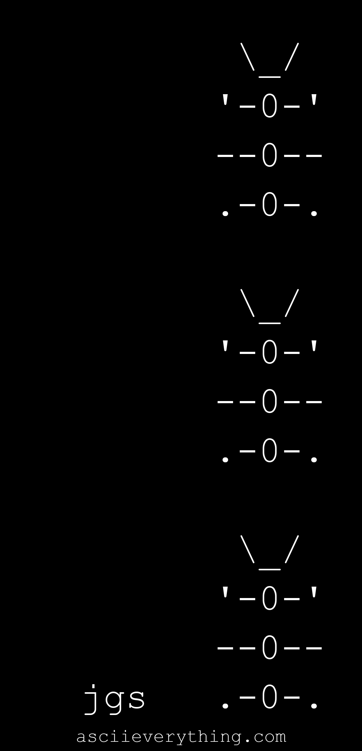 ant - ASCII Art