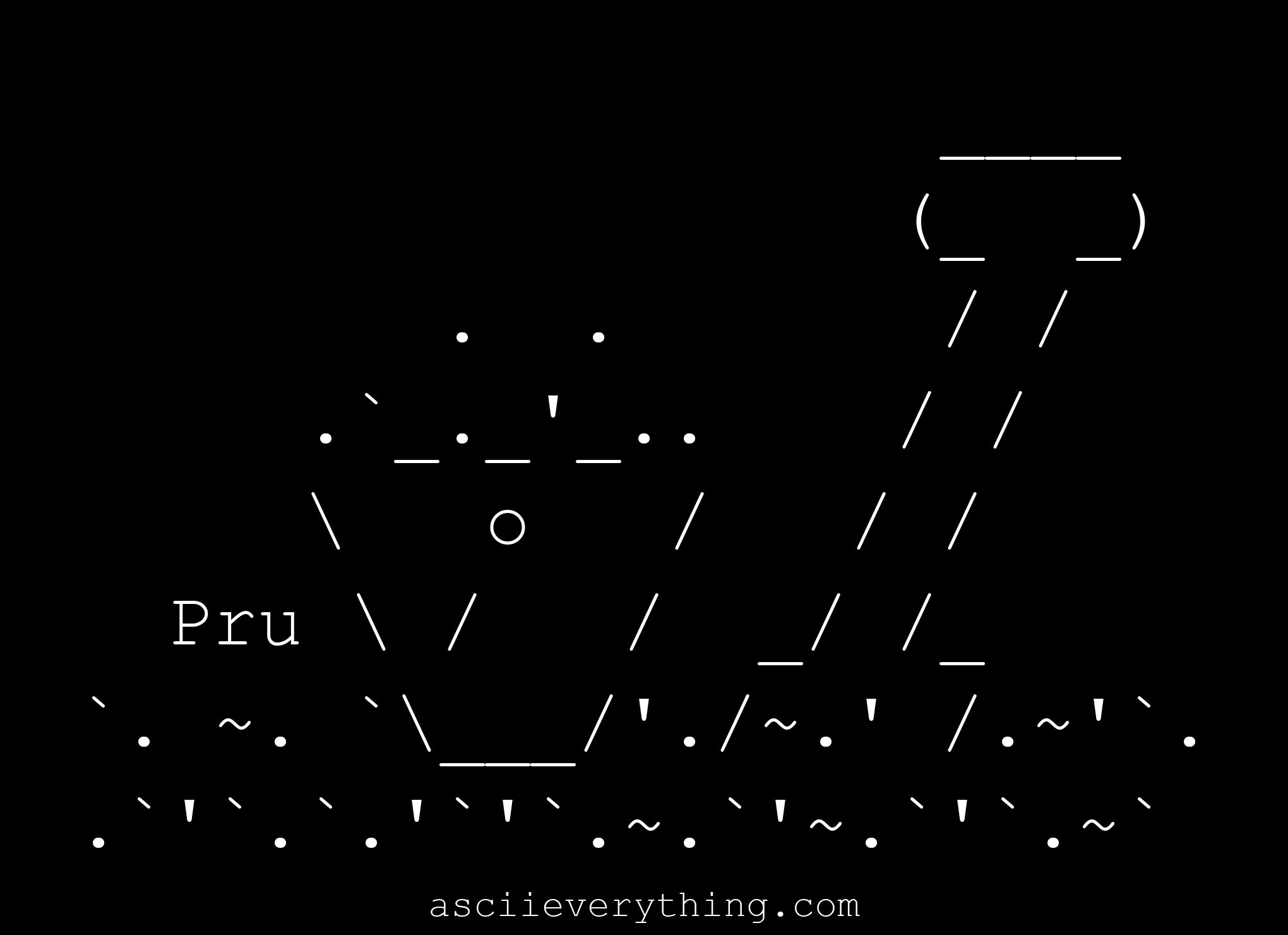 beach - ASCII Art